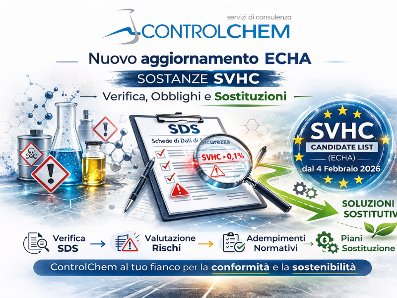 Immagine - Nuovo aggiornamento ECHA sulle sostanze SVHC: cosa cambia per le aziende